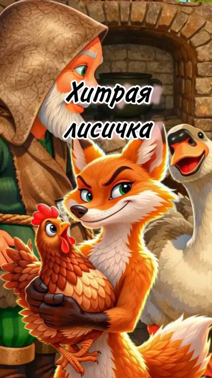 Народная сказка Лисичка со скалочкой