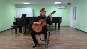 Сахно Лука - Ф. Сор Вариации на тему французской песни "Мальбрук в поход собрался"