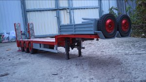 трал 1/14 для грузовика Тамия. металл.