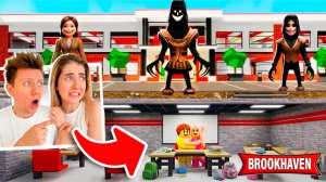 Мы построили ШКОЛНЫЙ БУНКЕР от ЗЛОЙ УЧИТЕЛЬНИЦЫ в Brookhaven 🏡RP!