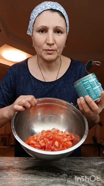 Постный салат на быструю руку 😅