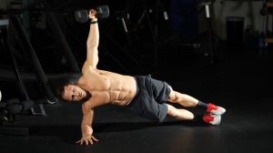 Боковая планка с весом / Weighted side plank