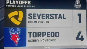 Хоккей. Кубок Гагарина 1/8 Северсталь - Торпедо