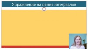 Интервалы от звука. Итонационные упражнения.