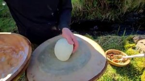 Огромный стейк. Готовим на природе