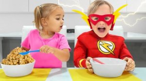 Крис становится ребёнком-супергероем и помогает своим друзьям!