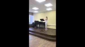 П. Турсунов - Концертный дуэт для флейты с фортепиано. Д. Кузнецова - флейта, А. Половникова - ф-но