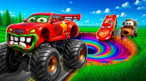 Машинки летают и прыгают! Развивающие мультики Машины помощники. Мультфильмы про машинки