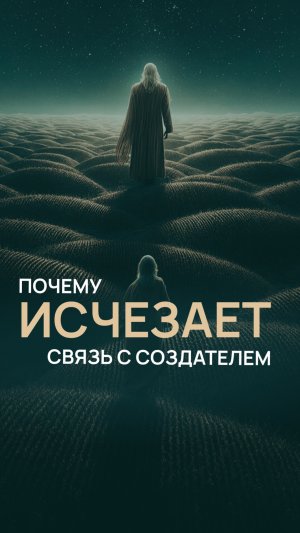 Почему исчезает связь с Создателем