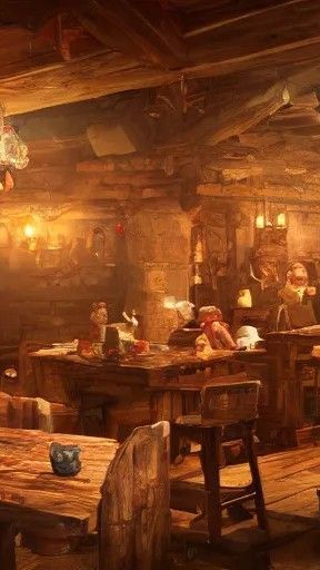 Средневековая фэнтезийная таверна | Музыка и атмосфера в стиле фэнтези D&D