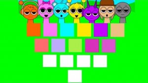 СПРУНКИ АНИМАЦИЯ: ЦИФРОВОЕ СМЕШИВАНИЕ ЦВЕТОВ-СМЕШИВАНИЕ ПЕРСОНАЖЕЙ СПРУНКИ РЕАКЦИЯ