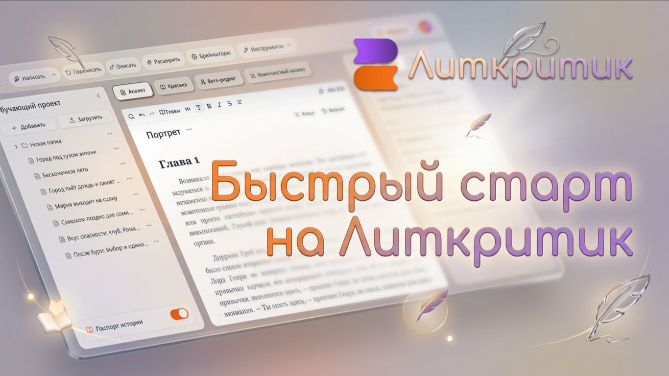 Быстрый старт Литкритик