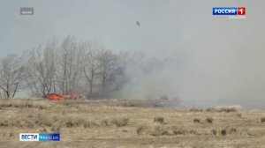 В выходные в Хакасии тушили степные палы вблизи населенных пунктов