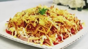 Праздничный САЛАТ «БЛОНДИНКА» Простой, но покоряет всех!