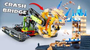 Разрушение мостов Lego