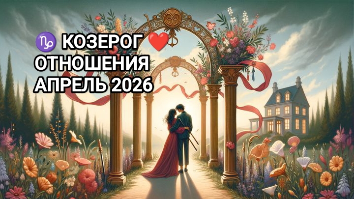 ♑ КОЗЕРОГ ❤️ ОТНОШЕНИЯ АПРЕЛЬ 2026
