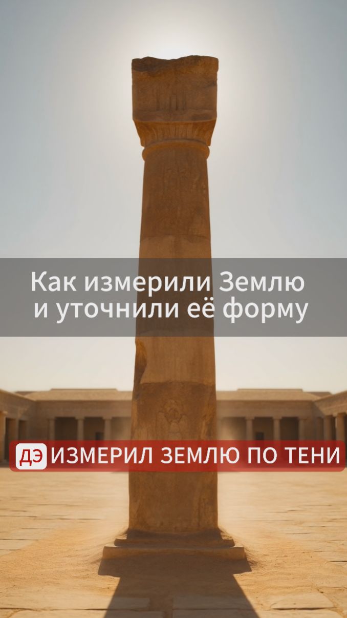 Как Эратосфен измерил Землю по тени #наука #энциклопедия