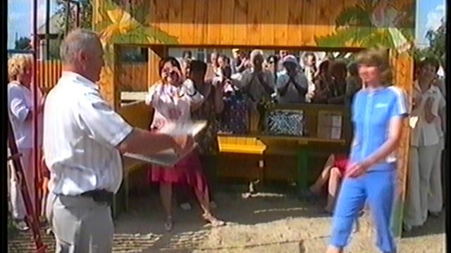 открытие детской площадки Новичиха 2008г