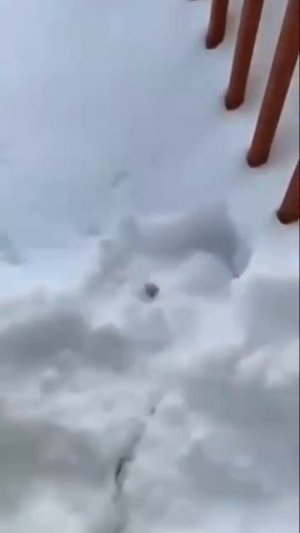 Не расчитал сугроб
