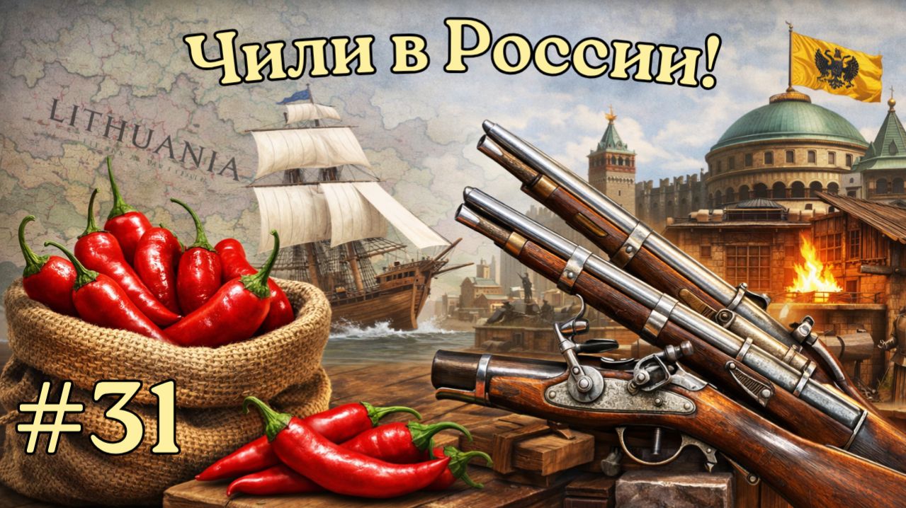 Europa Universalis V Россия - Завозим чили и строим оружейный бизнес [EU5]