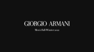 Показ мужской коллекции Giorgio Armani осень-зима 2021-2022
