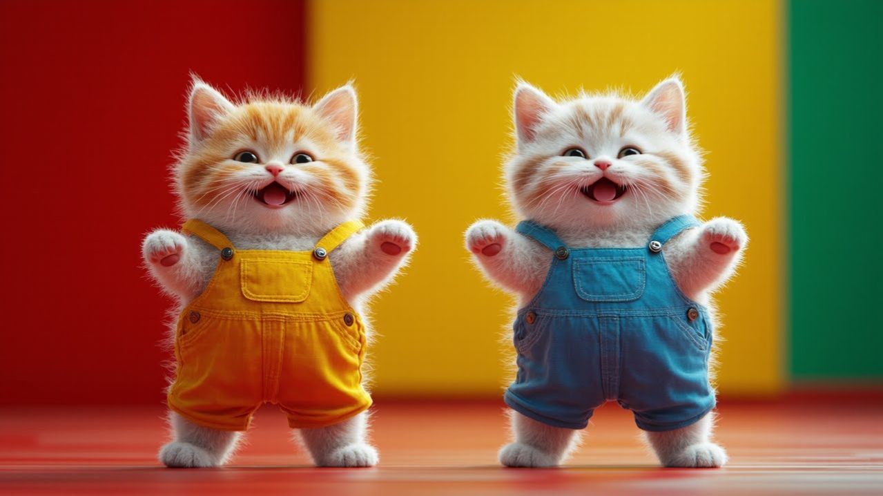 😻 Видео с забавными танцами кошек 🎉