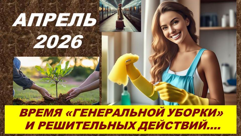 АПРЕЛЬ 2026: ПОРА  РЕШИТЕЛЬНЫХ ДЕЙСТВИЙ ... НУМЕРОЛОГИЧЕСКИЙ ПРОГНОЗ. КАРТА МЕСЯЦА