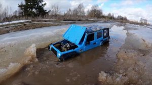 RC4WD Cross Country, тест-драйв машины