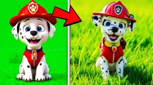 😳ШОК! МАРШАЛ СТАЛ РЕАЛИСТИЧНЫМ!!! ЩЕНЯЧИЙ ПАТРУЛЬ В МАЙНКРАФТ  PAW PATROL