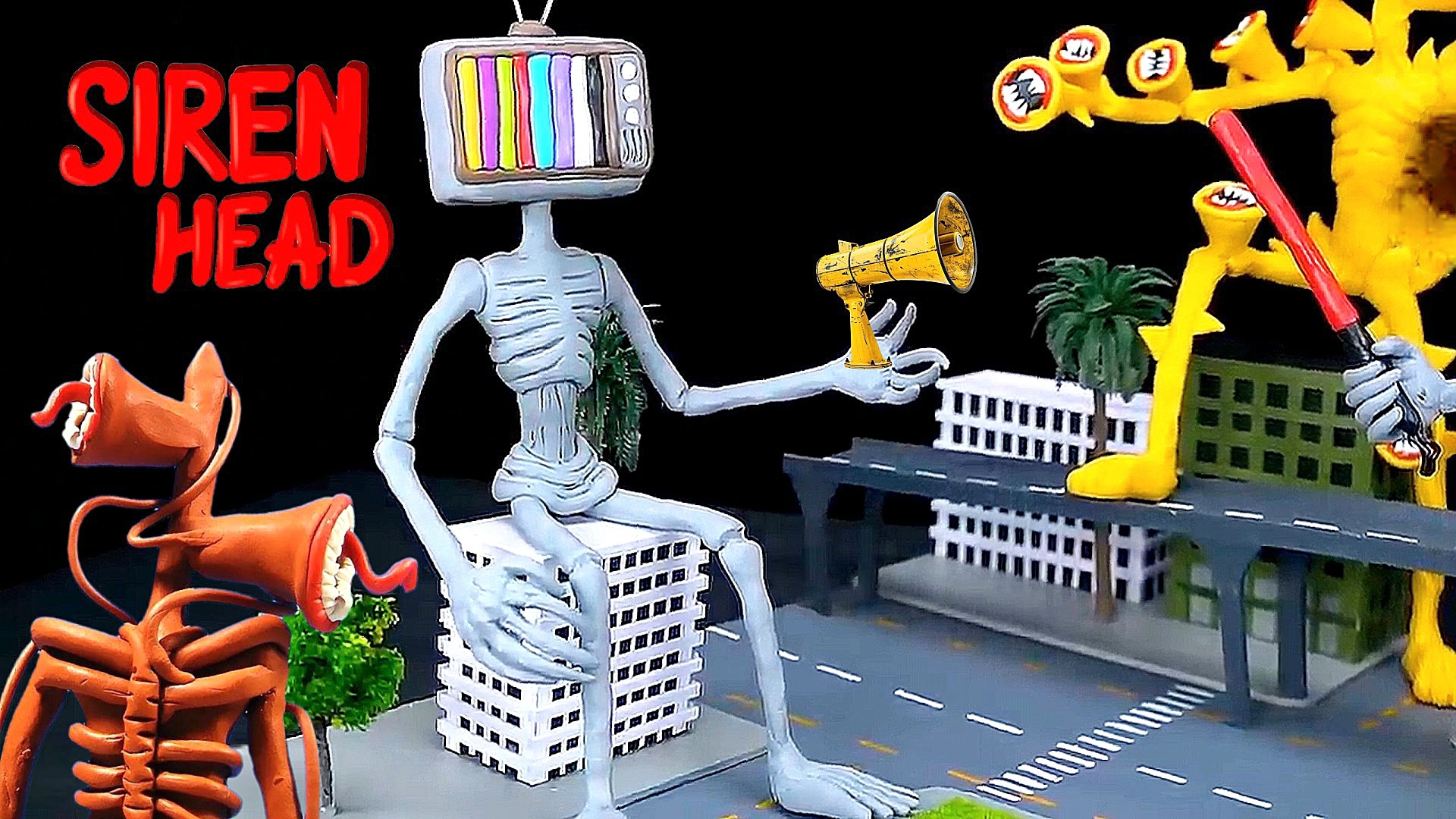 📢 СИРЕНОГОЛОВЫЙ 📢 — ФИГУРКА СВОИМИ РУКАМИ. SIREN HEAD ФИГУРКА.