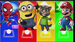 ЧЕЛОВЕК-ПАУК И МИНИОНЫ ПРОТИВ ТОМА И МАРИО: Музыкальный Баттл Героев — Веселый Мультик 🦸♂️🍌