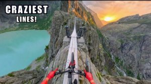 Сумасшедшие покатушки на велосипеде, мурашки по коже.