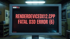 Ошибка в Resident Evil 2\3 - "renderdevicedx12.cpp" 266 Fatal D3D error (6) | Неустранимая ошибка