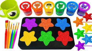 ИГРАЕМ В СЛАЙМЫ ЗАЛИВАЕМ ЦВЕТНЫЕ ЗВЕЗДОЧКИ АСМР ВИДЕО ДЛЯ ДЕТЕЙ ДЕТСКИЙ КАНАЛ ИГРАЛКИ-ЗАЛИПАЛКИ