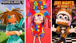 УДИВИТЕЛЬНЫЙ ЦИФРОВОЙ ЦИРК НО В ЗНАМЕНИТЫХ МЕСТАХ! МУЛЬТИК ПЕРСОНАЖИ ПОПАЛИ В ИГРЫ И КЛИПЫ ПОМНИ