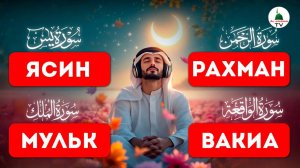 Фатиха, Ясин, Мульк, Вакиа, Рахман / Коран На Ночь