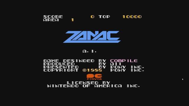 [NES] Zanac (1986) [VirtuaNES]