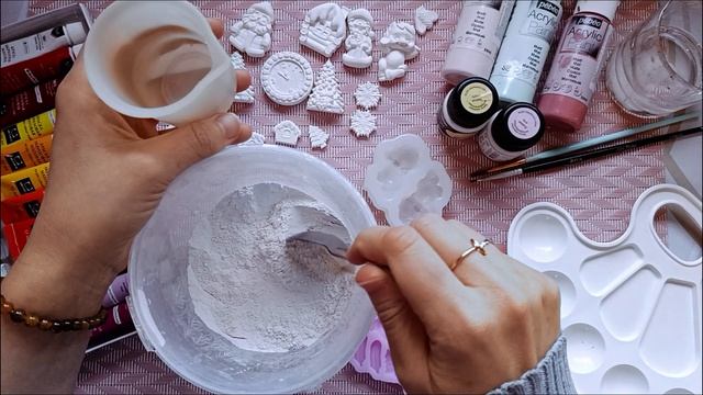 Изготовление фигурок из гипса