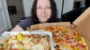 Мукбанг Додошка Паста песто с креветками, Пицца " Бургер" и "Жульен", Додобоны, Бруслетики.