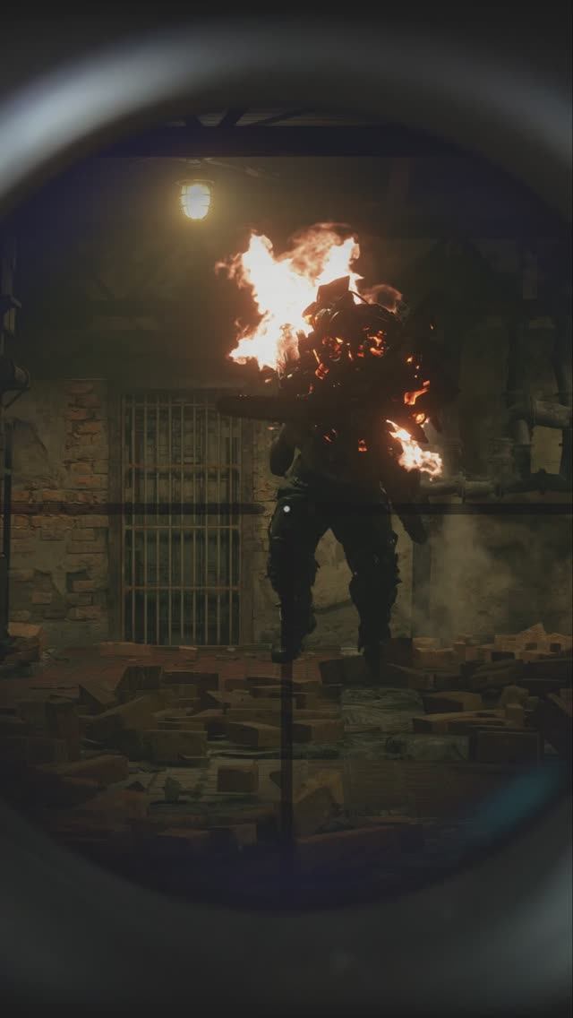 Битва с  пропеллером он же Sturm. Resident Evil  Village.