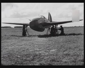 Фильмы НИИ ВВС РККА. Советские военные самолеты. Подготовка реактивного самолёта к полету. РазделIII