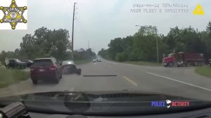 Suspect Flees Cops in Stolen Car Then Wrecks into Pickup Truck