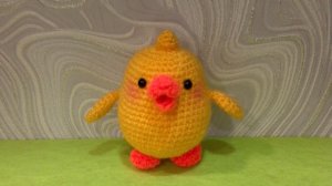 Как связать цыплёнка крючком