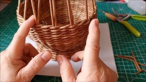 Курочка из бумажной лозы часть 2