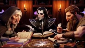 Сказочные герои делают домашку мультфильм и учеба для детей