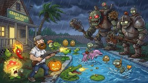 Орда Зомби Растения против зомби Fusion Edition 3.5 Битва ПОБЕДА ЗОМБИ