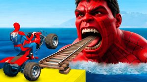 Человек-паук спасает Бэтмена против Железного человека против Венома. Забавная игра GTA 5 😎🕸🕷.