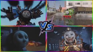 Мутант Поезд Монстр против Дружелюбного Паровозика и Темного Зверя — Тайлс Хоп Битва