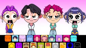 СЕМЬЯ ГОЛОДНЫХ ЧЕРВЕЙ против K-Pop Охотников на демонов и HUNTR/X Sprunki