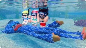 🥺НАШЛИ ЗАТОНУВШЕГО ХАГГИ ВАГГИ в МАЙНКРАФТ! НУБИК